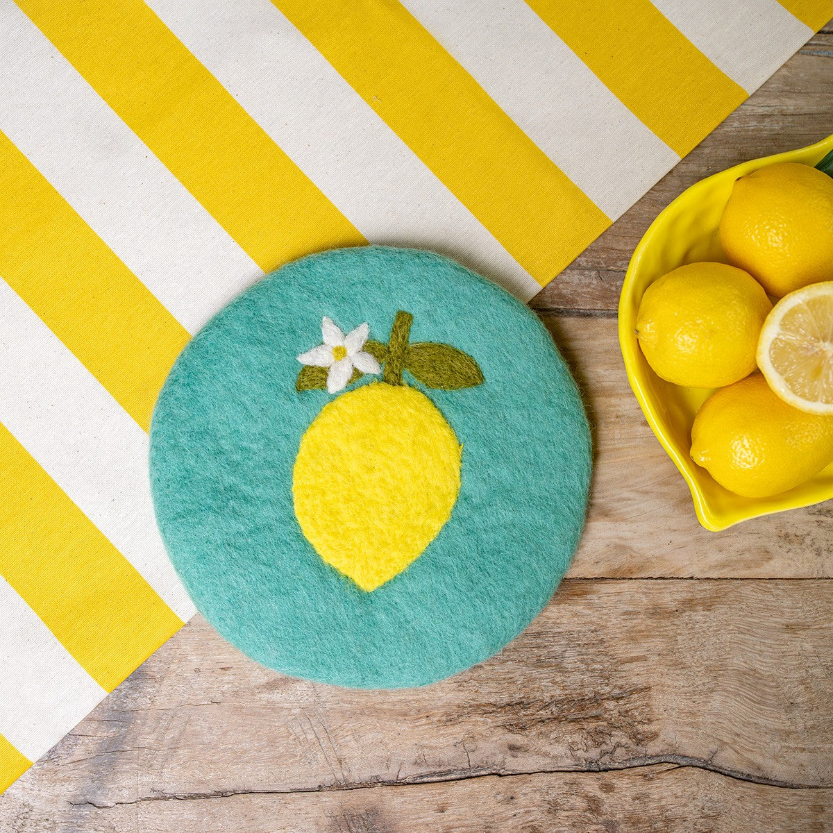Coaster 20 cm Lemon