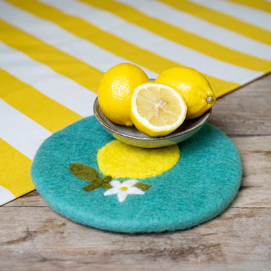 Coaster 20 cm Lemon
