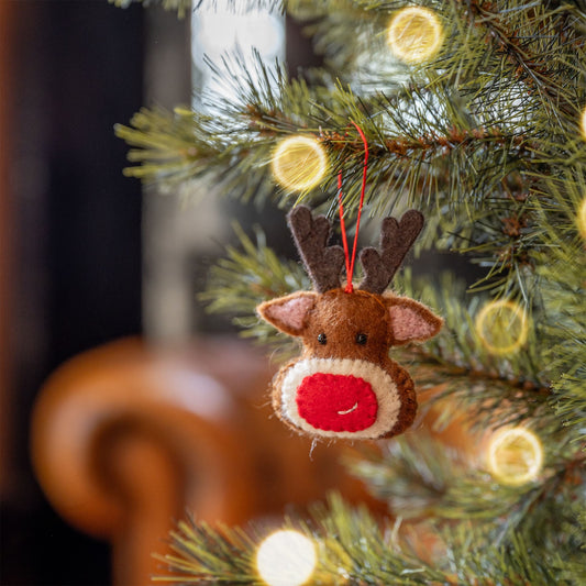 Detailfoto van vilten rudolph