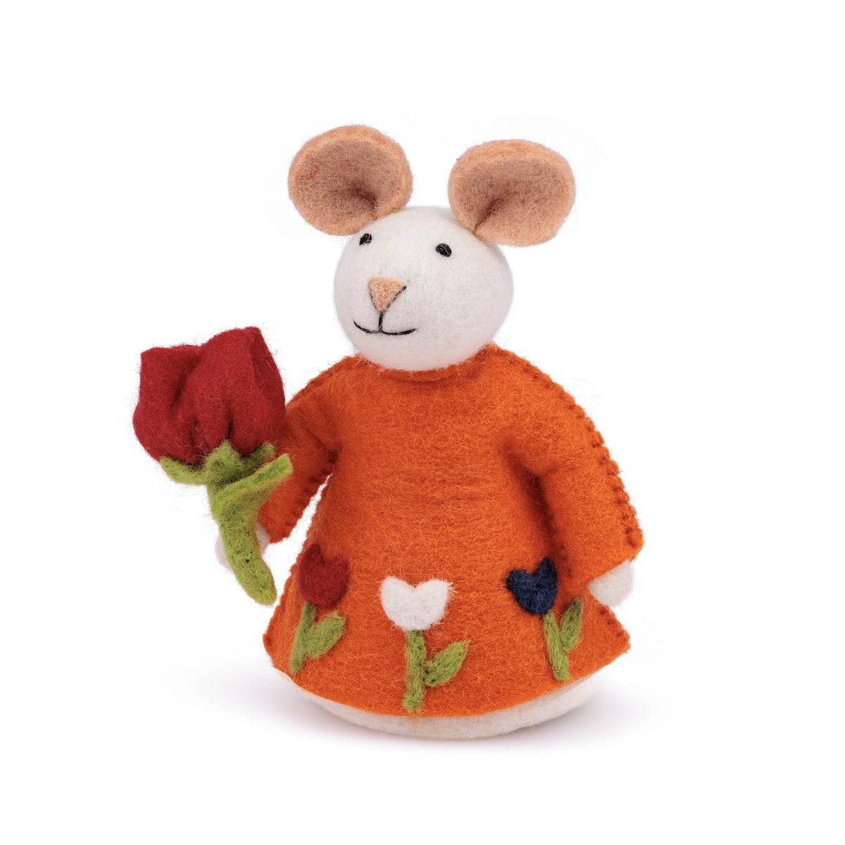 Decoratie Muis met Tulp Holland