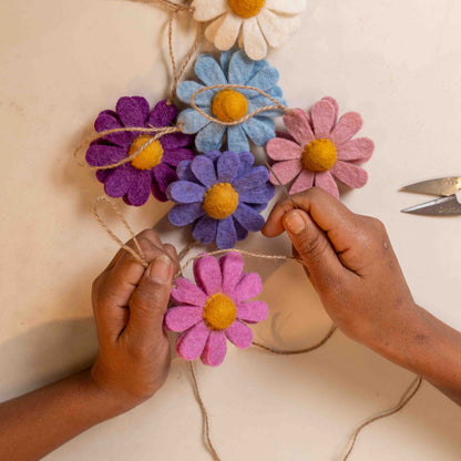 Viltslinger Margrietjes Violettinten