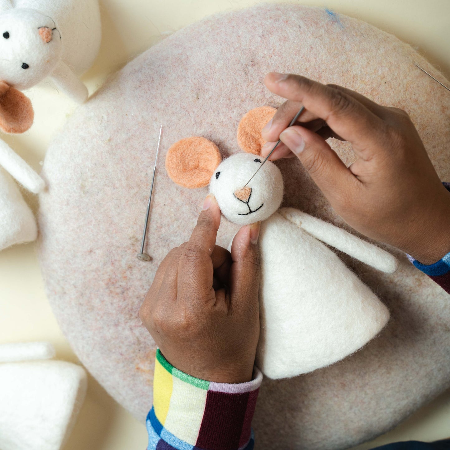 Decoratie Muis met Tulp Holland