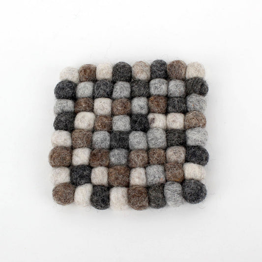 Onderzetter VB 10 cm Vierkant Naturel 4 st. SALE