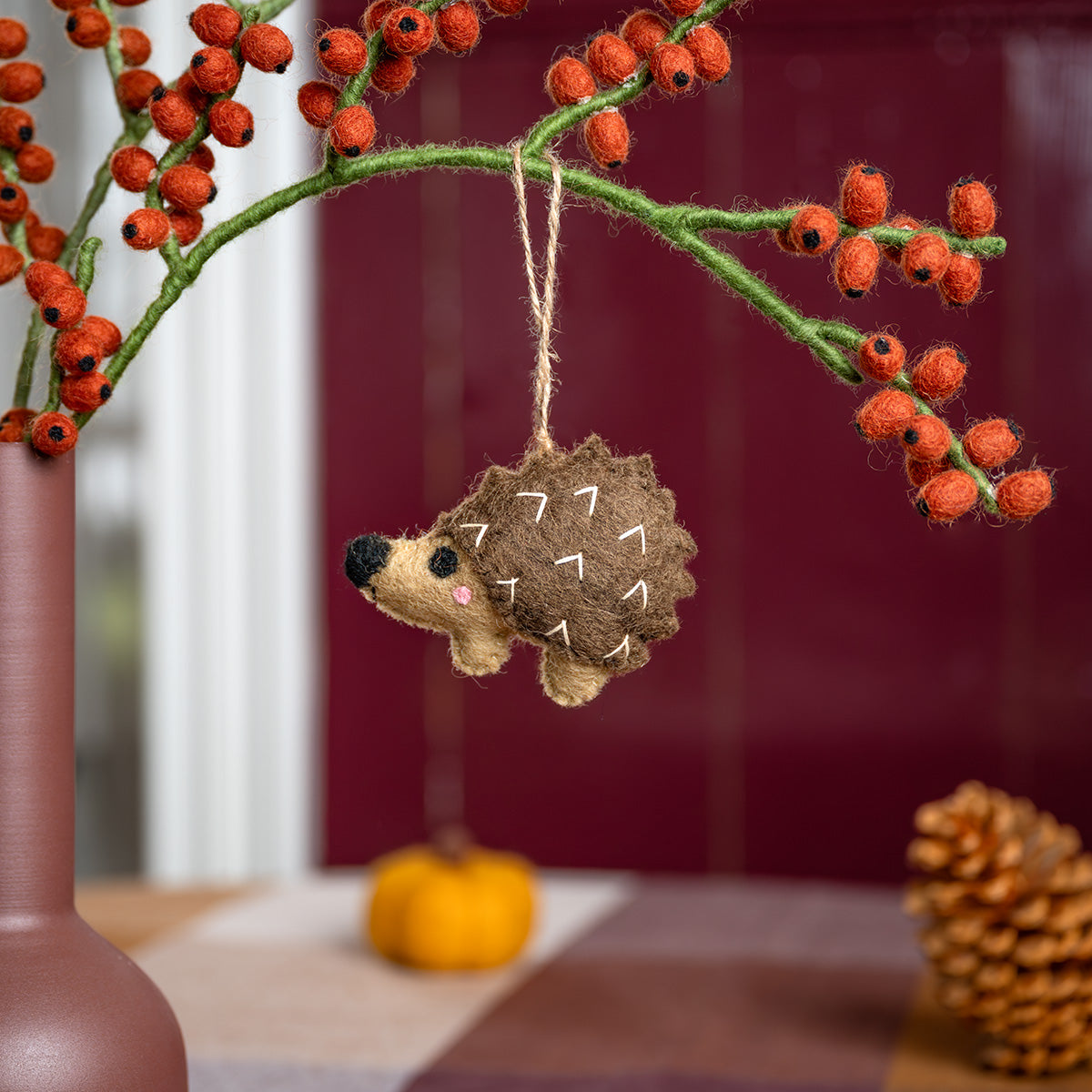 Vilten hanger bos egel