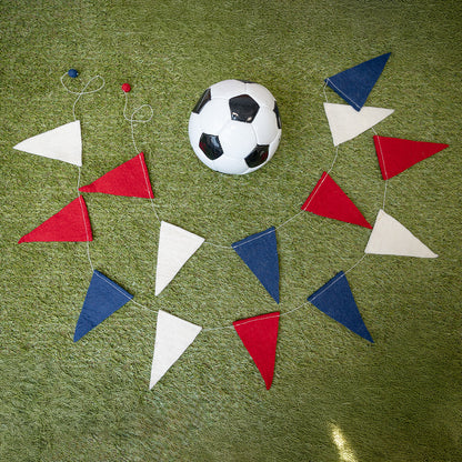 Vilten viltslinger vlag rood wit blauw