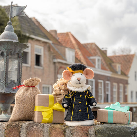 Decoratie Muis Hoofdpiet