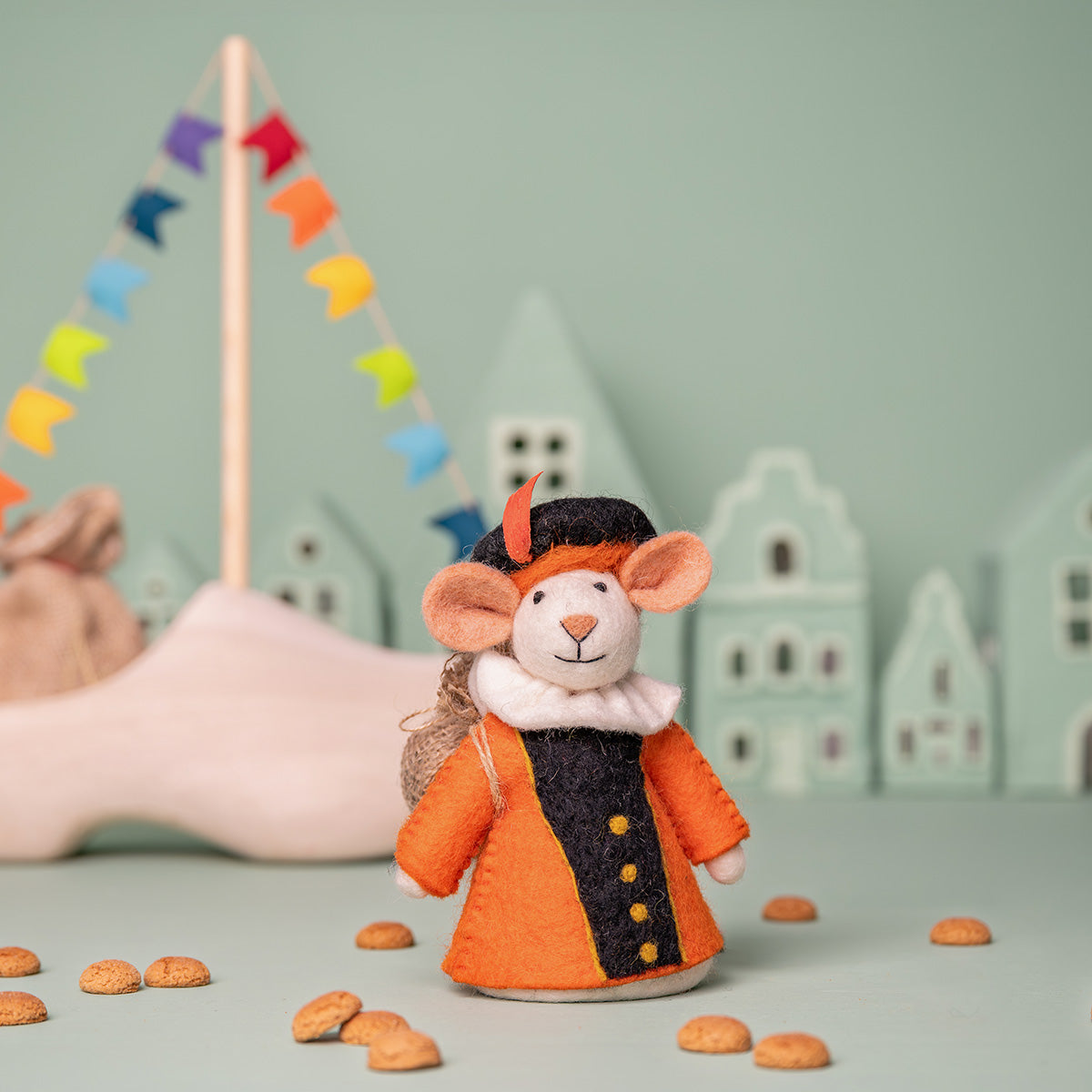 Dekorationsmaus Pietermouse Orange