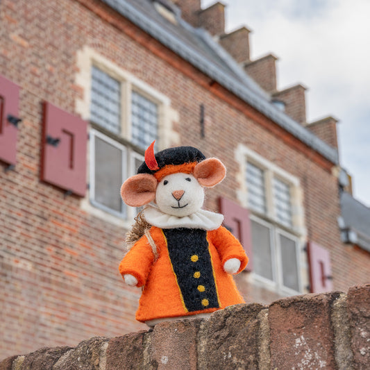 Decoratie Muis Pietermuis Oranje