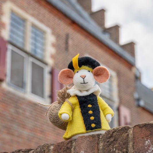 Decoratie Muis Pietermuis Geel