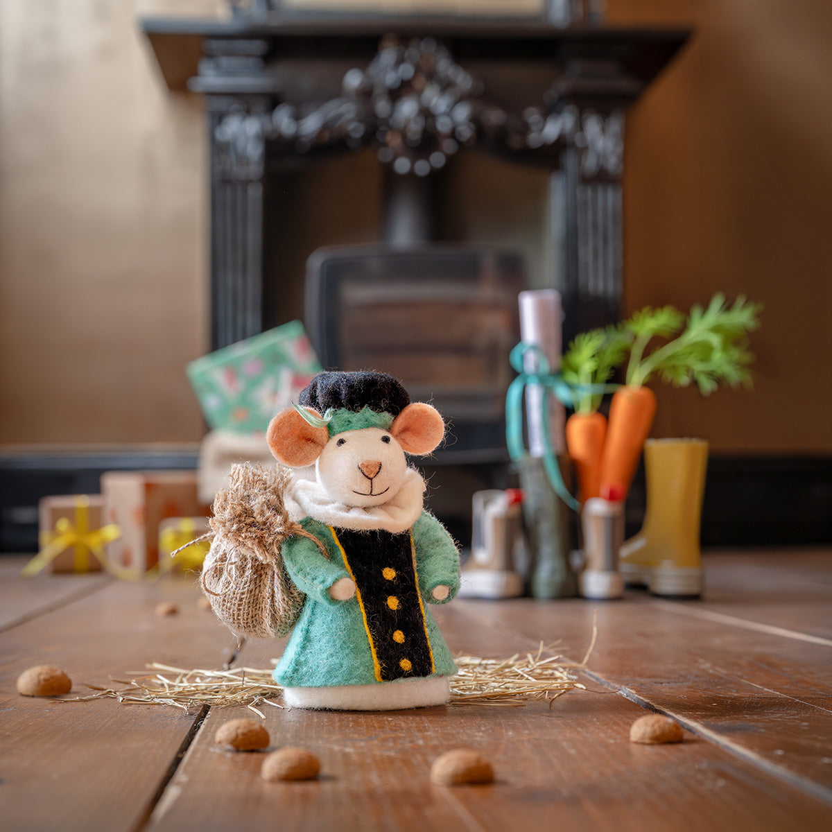 Decoration Mouse Petermouse Turquoise