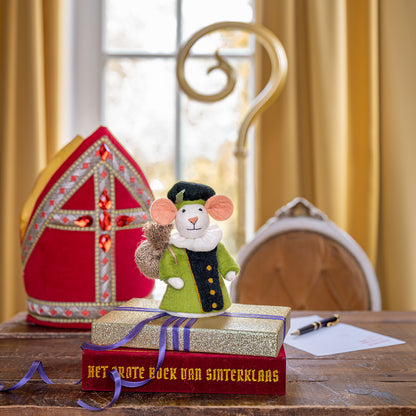 Decoratie Muis Pietermuis Groen