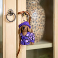 Pendant Dachshund Panther Purple