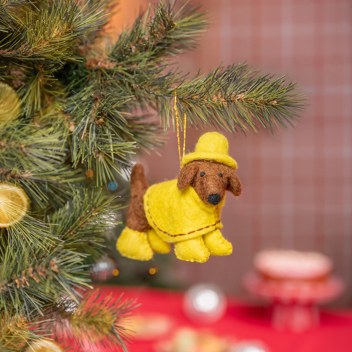 Dackel-Regenmantelbügel