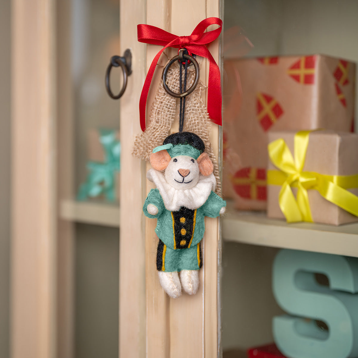 Pendant Mouse Pietermuis Turquoise