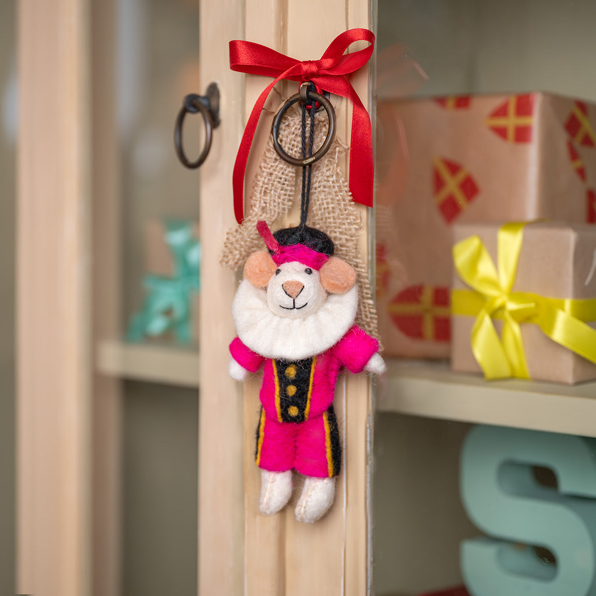 Hanger Mouse Pietermuis Fuchsia