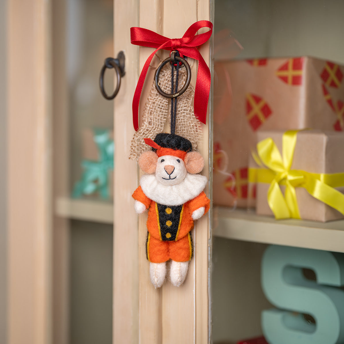 Anhänger Maus Pieter Maus Orange