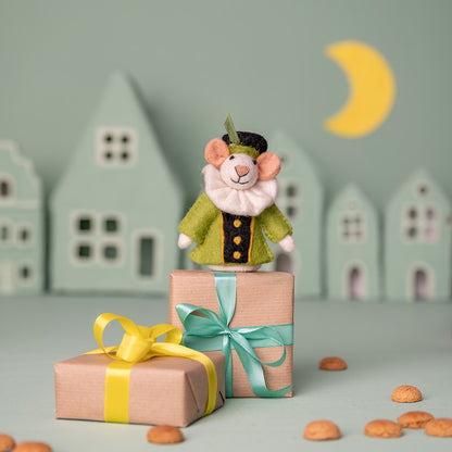 Finger Puppet Mouse Pietermuis Green
