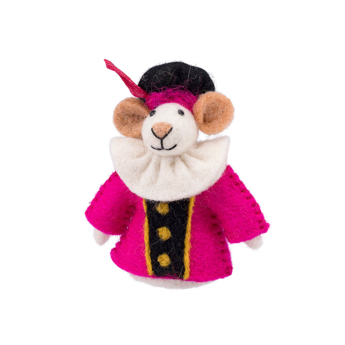 Finger Puppet Mouse Peter Mouse Fuchsia