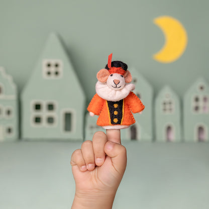 Finger puppet Mouse Peter Mouse Orange