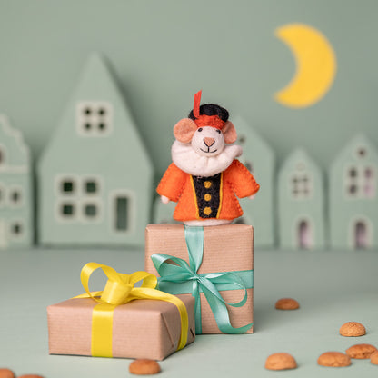 Finger puppet Mouse Peter Mouse Orange
