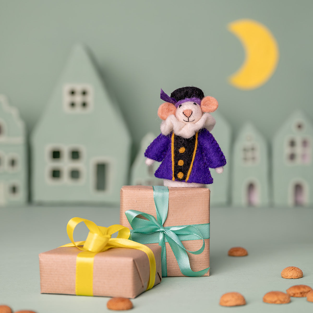 Finger Puppet Mouse Pietermuis Purple