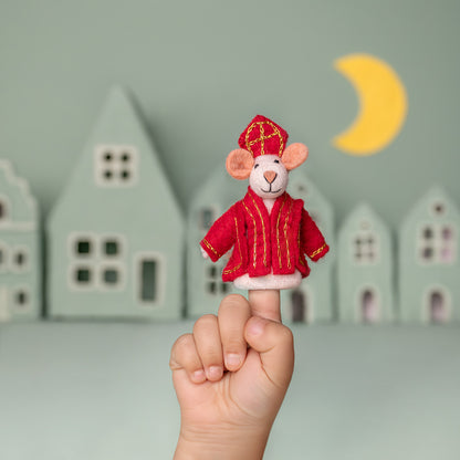 Fingerpüppchen Maus Nikolausmaus