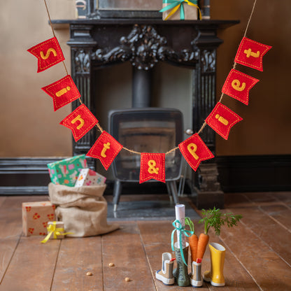 Felt Garland Sinterklaas and Pete