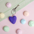 Keychain Heart Fuchsia