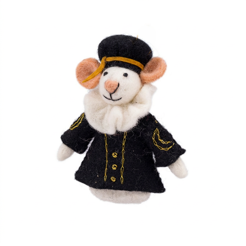 Finger Puppet Mouse Head Piet