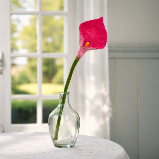 Vilten calla magenta