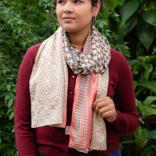 Sarisjaal 3-Dessin Aardetinten